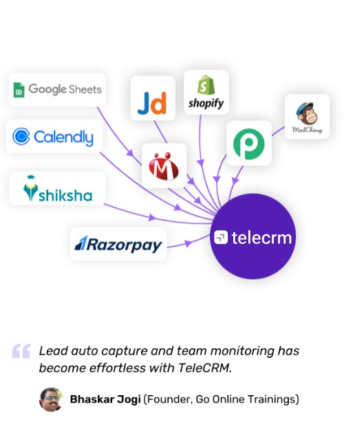 Capture leads from multiple platforms