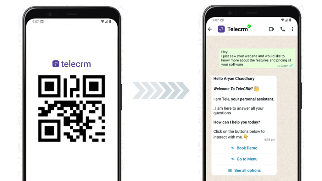 Create WhatsApp qr code for your WhatsApp account