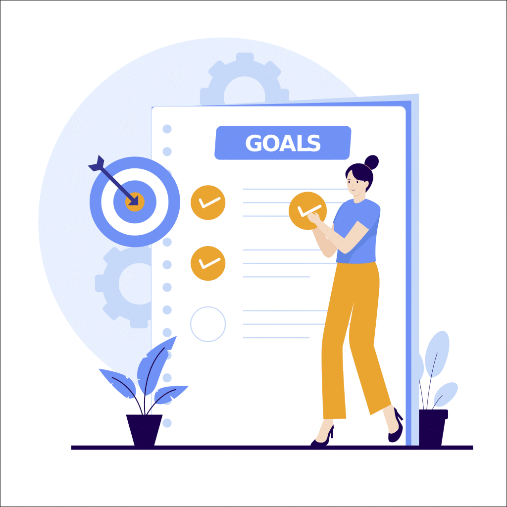 Clear (but realistic) goal-setting