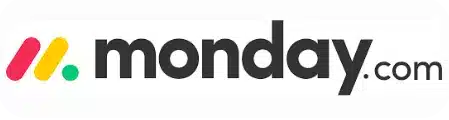 monday.com logo - lead management software 
