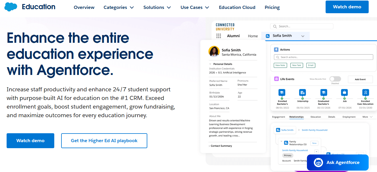 Salesforce Education Cloud 