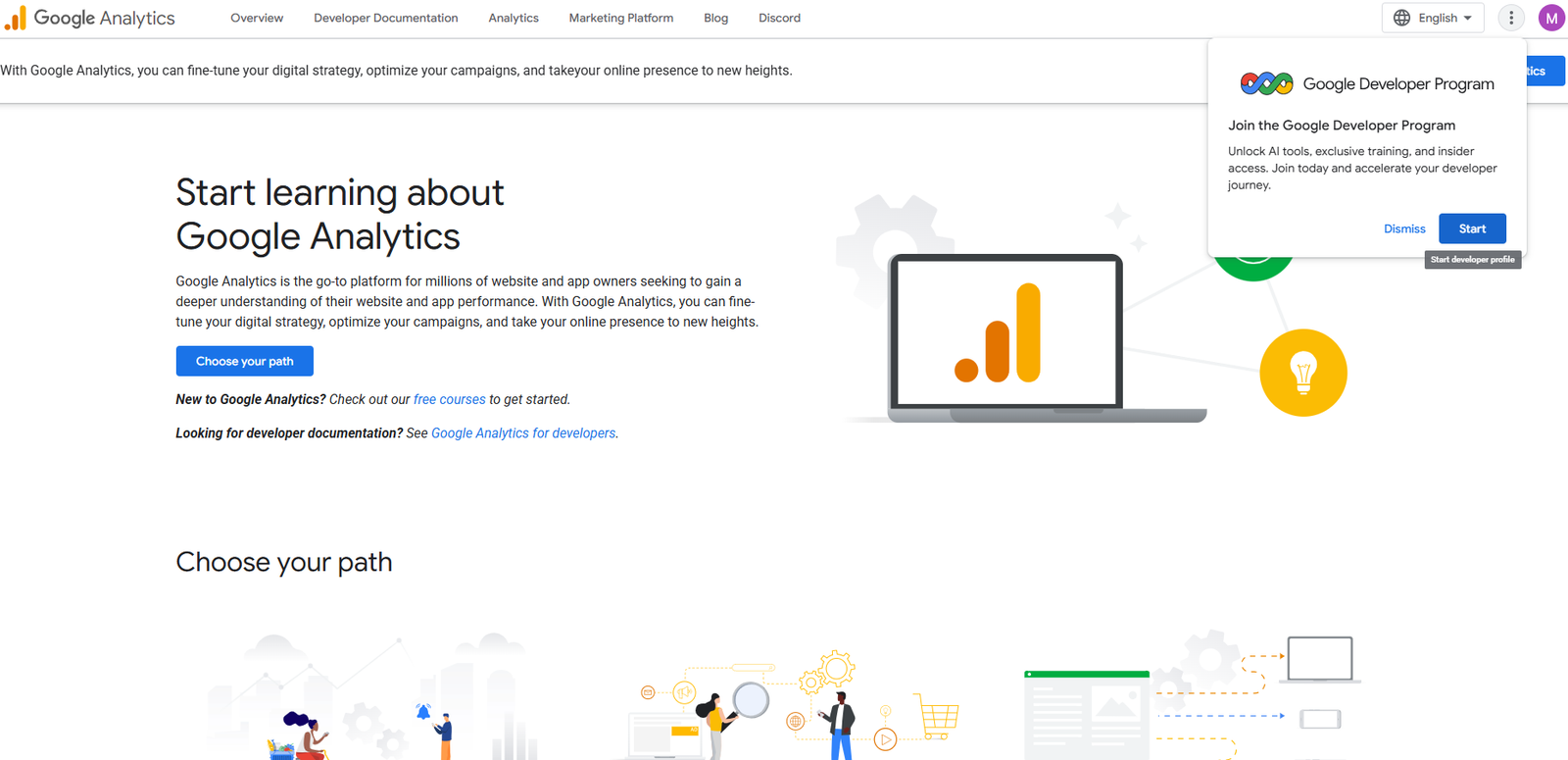Google Ana;aytics is a tool to track website traffic