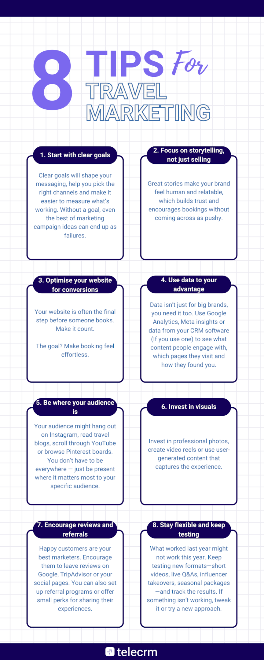 What Is Travel Marketing? Why You Must Implement it in Your Travel Business in 2025 8 Tips for crafting a successful travel marketing strategy