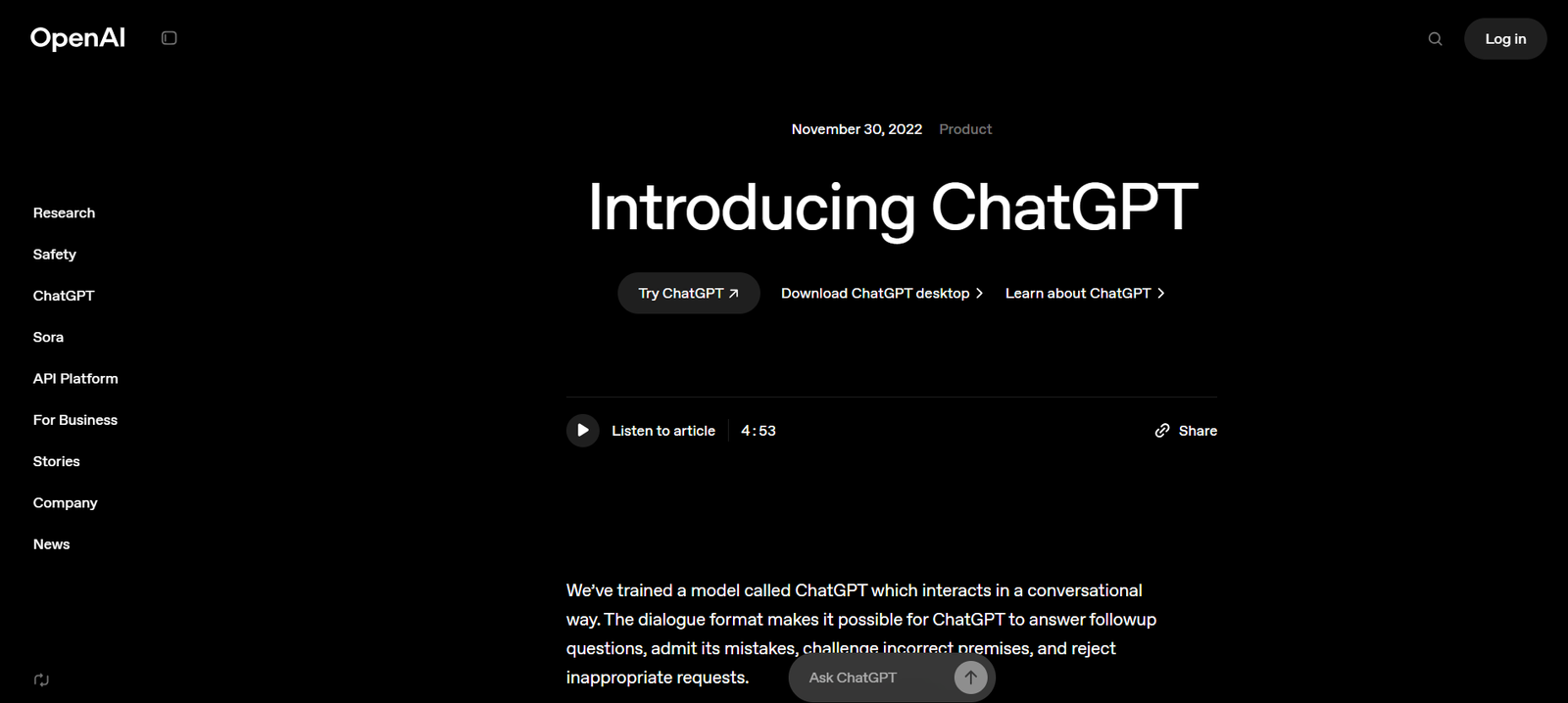 chatgpt is an AI-driven conversational marketing tool
