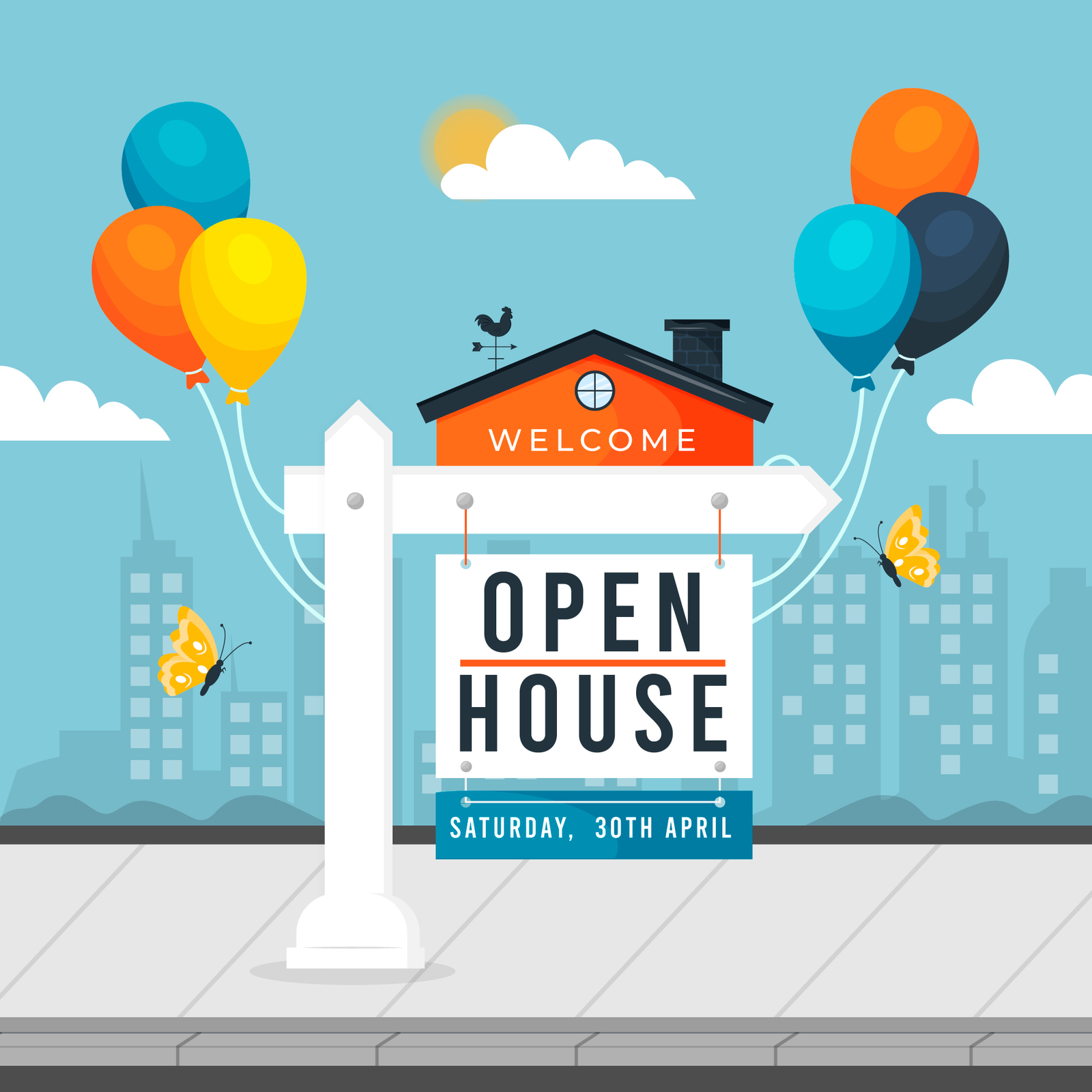Host open house local events with QR tracking