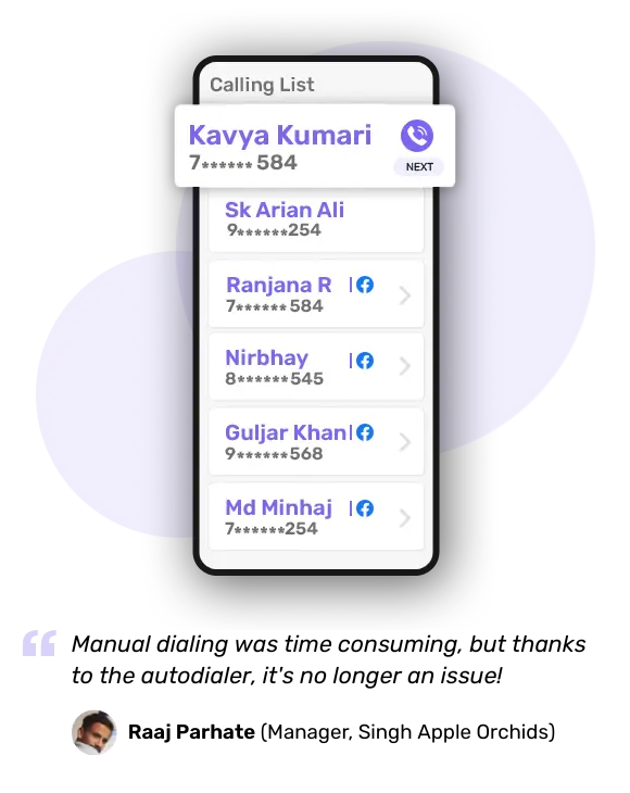 With Telecrm, you can manage all your calling activities from single dashboard