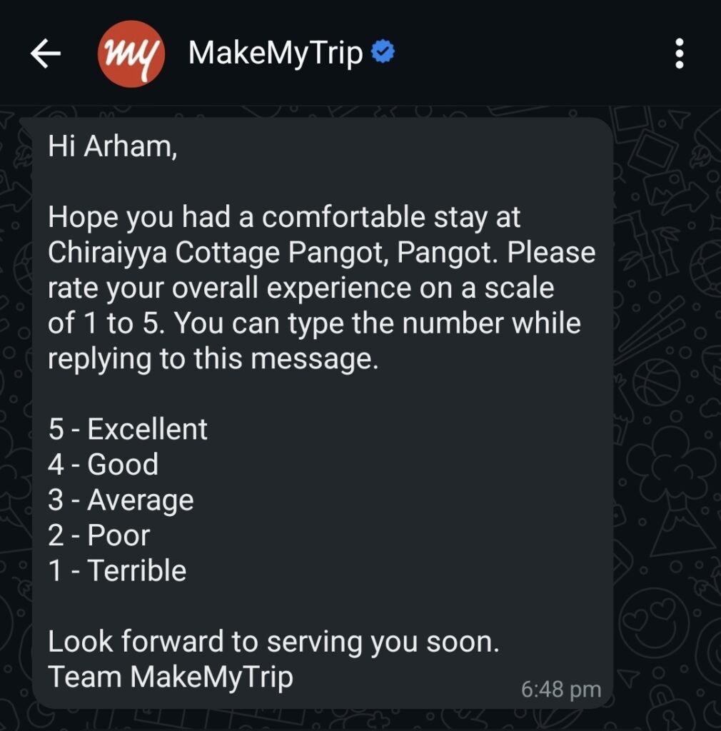 WhatsApp Business API travel: feedback, reviews