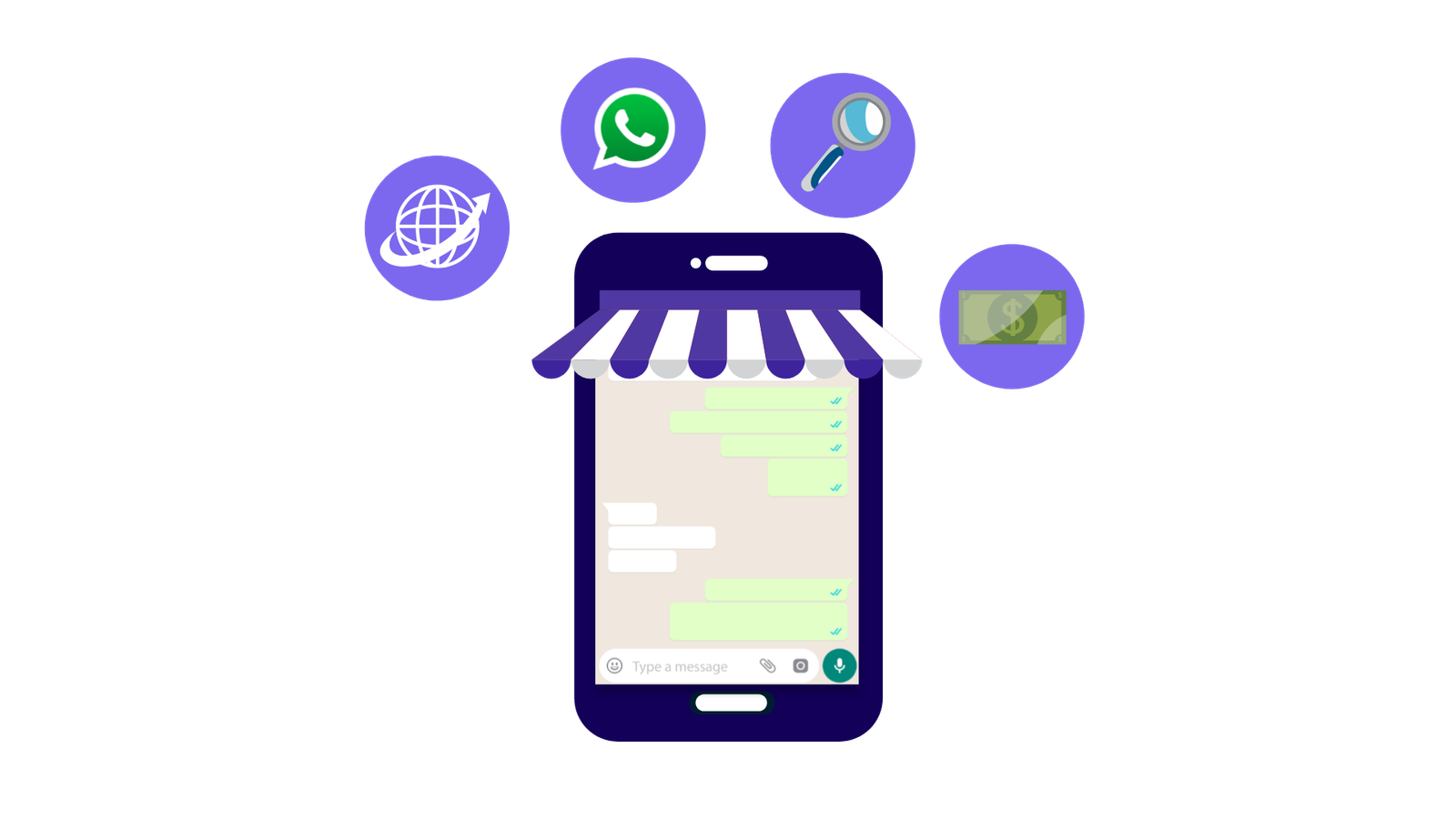 whatsapp e-coomerce store