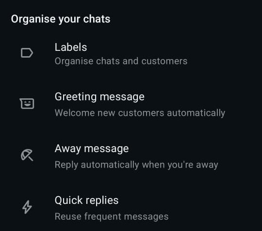 WhatsApp eCommerce Store: Your Complete Guide in 2026 6 Greeting/away messages