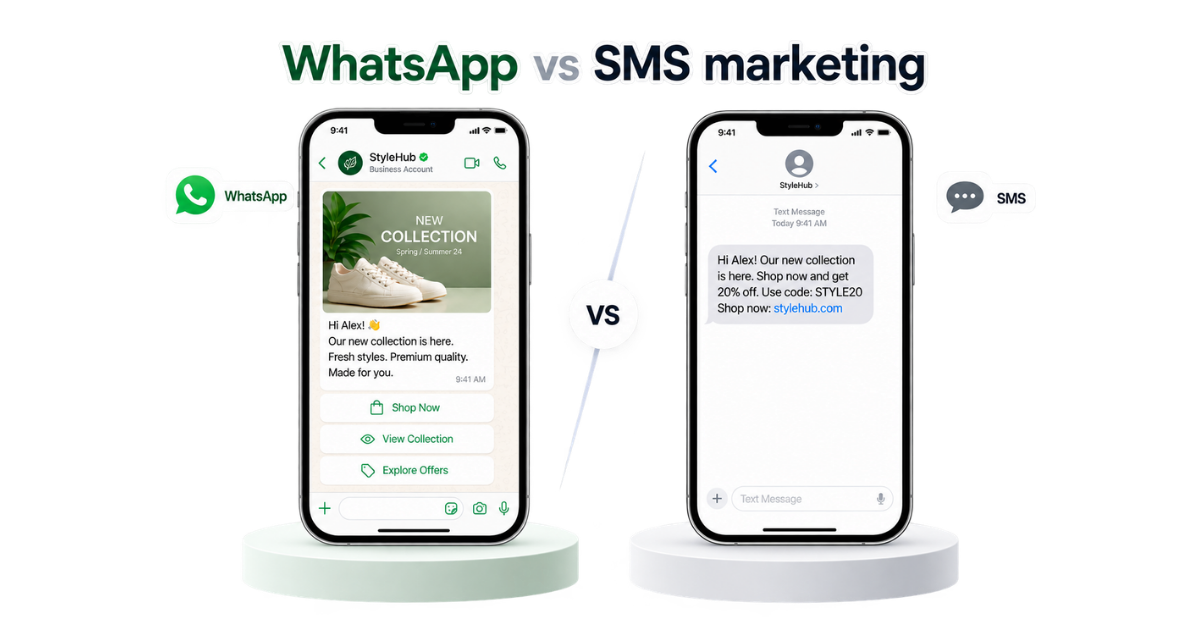 WhatsApp vs SMS marketing