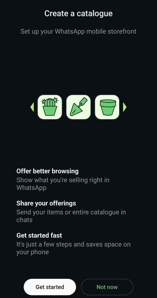 WhatsApp eCommerce Store: Your Complete Guide in 2026 5 Create your WhatsApp catalogue