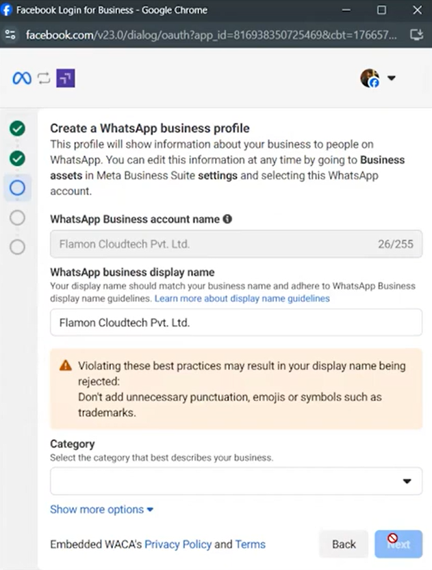 WhatsApp eCommerce Store: Your Complete Guide in 2026 13 Choose your business category